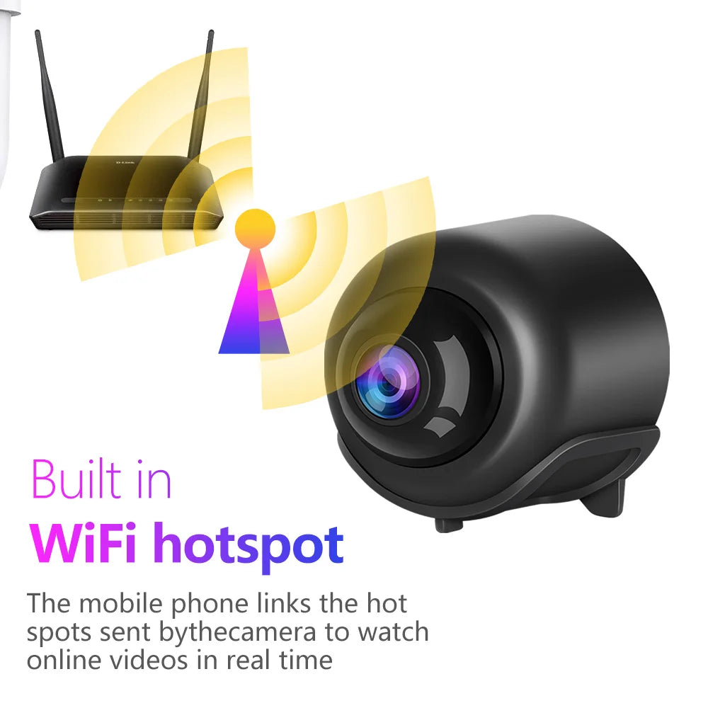New Mini Camera 2024 X5 Intelligent WiFi Mini  Camera Home Indoor Night Vision Safety Protection Audio Video Recorder